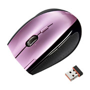 サンワサプライ 極小レシーバーワイヤレスレーザーマウス(ピンク) サンワサプライ 極小レシーバーワイヤレスレーザーマウス(ピンク)
