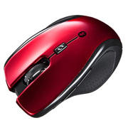 サンワサプライ　ブルートゥース ブルーテックマウス（レッド）